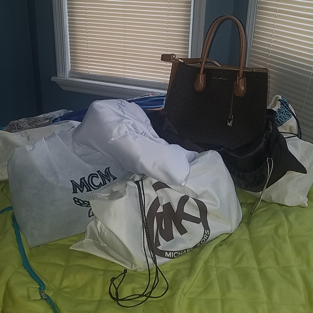 ALL AUTHENTIC  I LOVE BAGS , ALL HAVE DUST BAGS